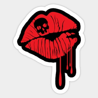 Deadly Kiss Sticker